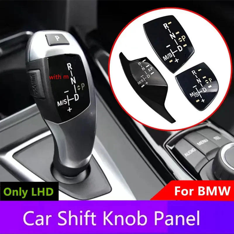 

Car Gear Shift Knob Panel Cover Sticker For BMW 1 2 3 4 5 7 Series GT X3 X4 X5 X6 M3 M5 G31 G30 F90 G32 F13 F12 G11 G12 G01 F25