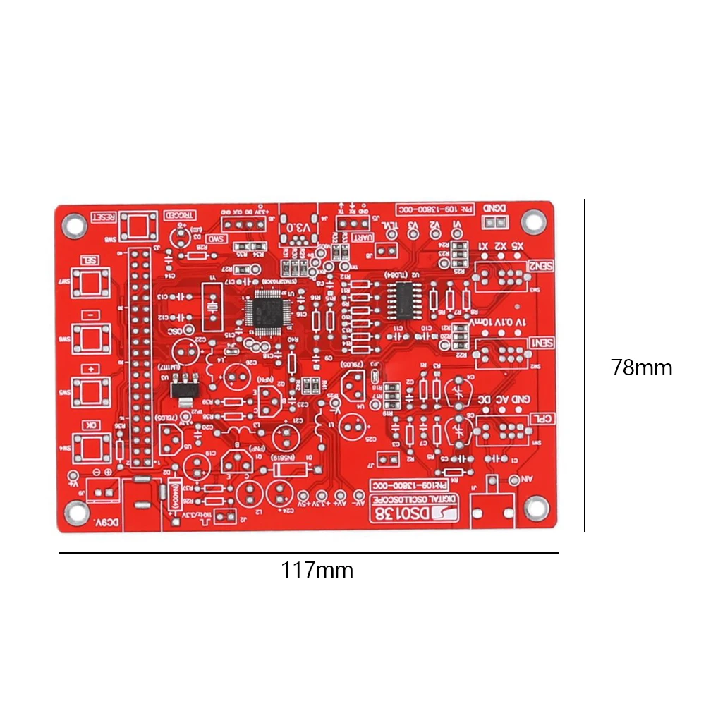 Digital Oscilloscope DIY Electronic Learning Kit