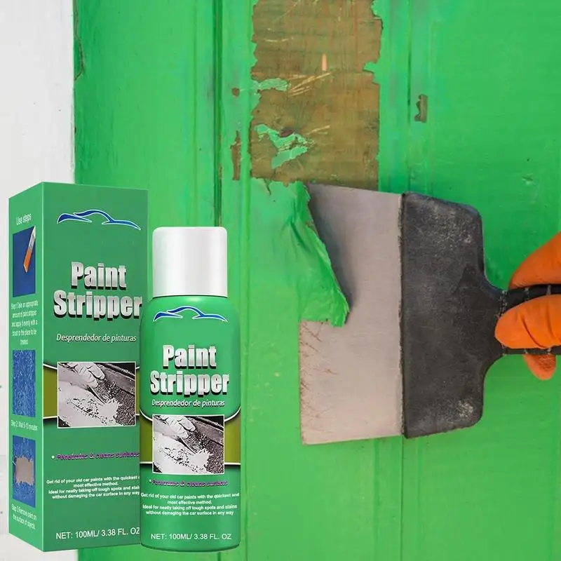 Paint Remover 100ml High Efficiency Car wheel no-mark cleaning paint remover multifunctional Metal surface paint remover