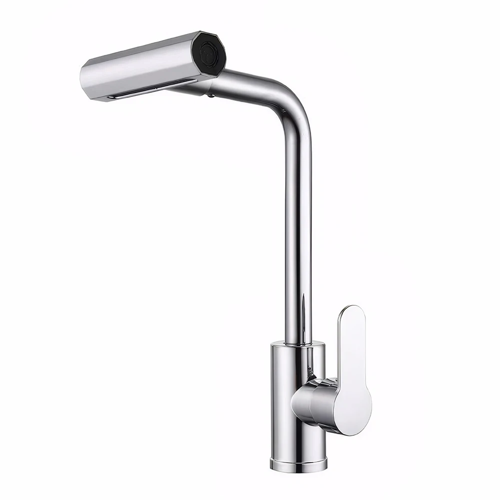 360 Degree Swivel Faucet Rotating Faucet 4 Modes Bathroom Faucet Multifunctional Drinking Water Faucet for Kitchen Bathroom