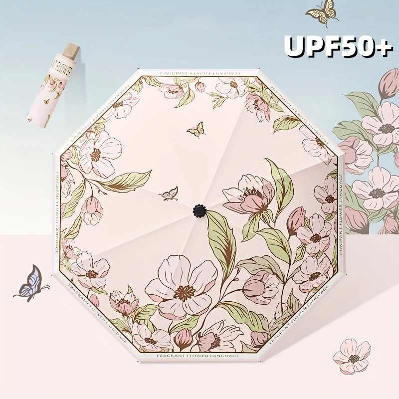 UPF50+ Folding Umbrella Sun Umbrella Folding Umbrella Automatic Umbrella Sun Umbrella