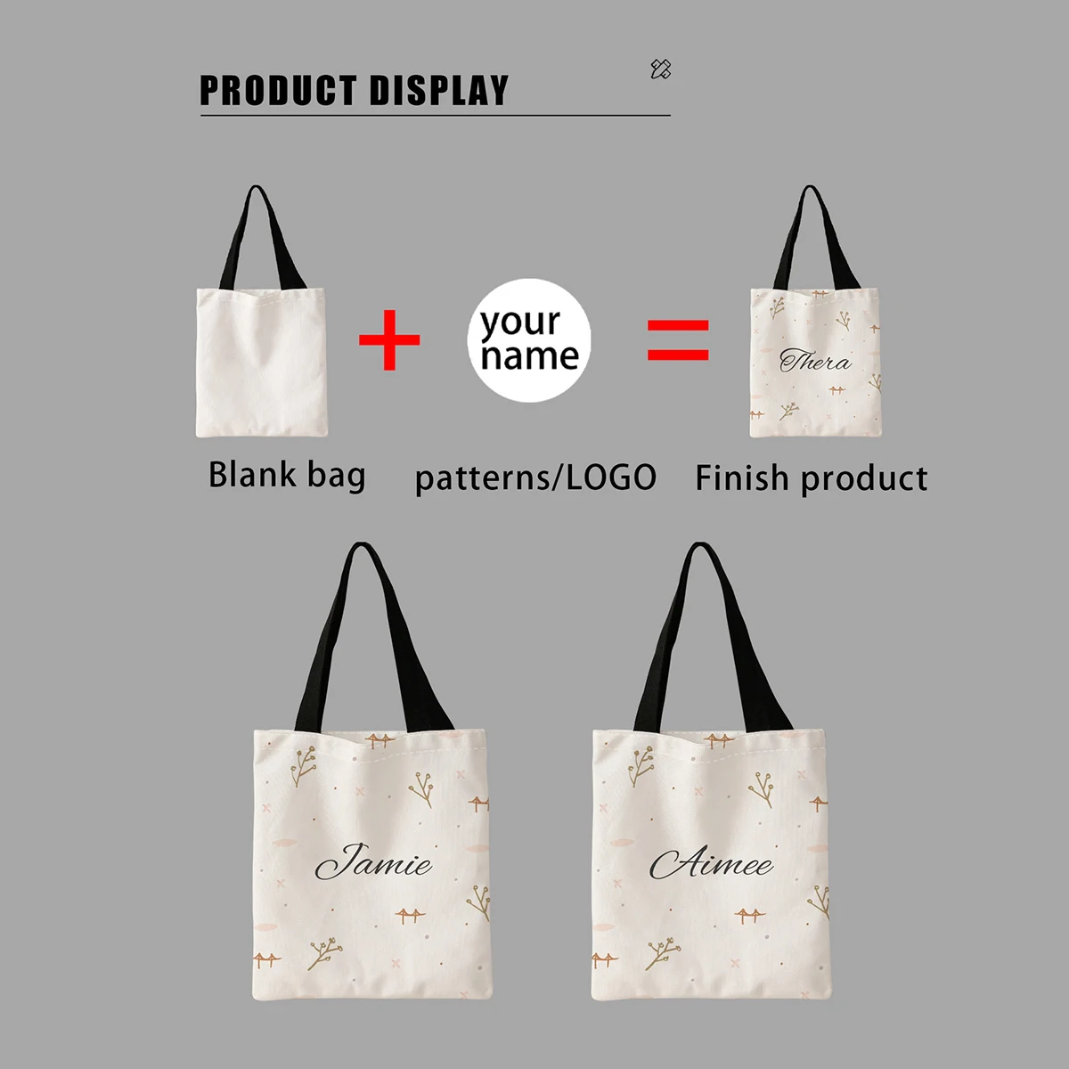 New women's tote bag, customized photo shopping bag, can be customized according to your unique design