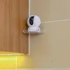 Punch-Free Home Monitoring Bracket Wall-Mounted White Clear Multi-functional Shelf Camera Bracket for Home Universal 2