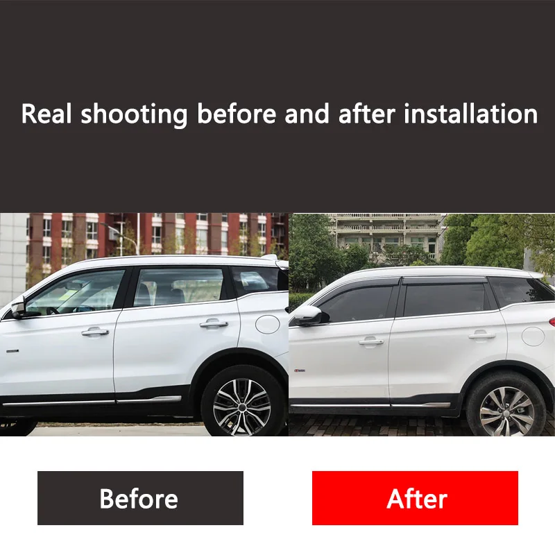 For Geely Atlas Pro Azkarra Boyue Pro-Windshield Weatherboard Accessories Vehicle Supplies Exterior Automobiles Parts