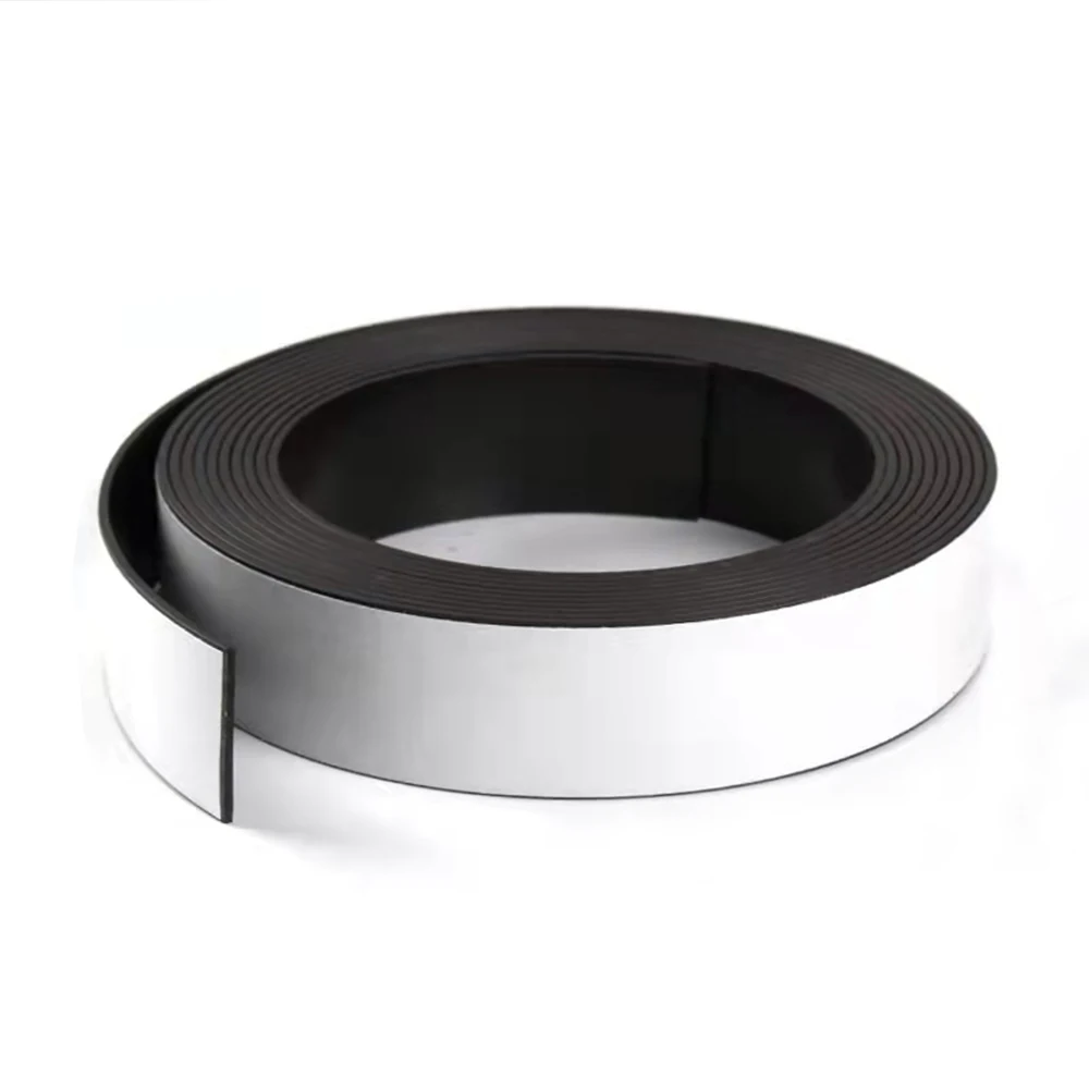Adhesive Magnetic Tape Flexible 10-50mm Wide 1.5/2mm Thick 1m DIY Crafts Refrigerator Decoration