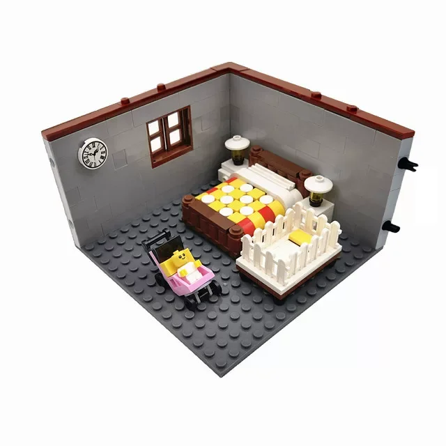 City House Building Blocks Toy Set for Kids - Creative DIY Bricks with Furniture