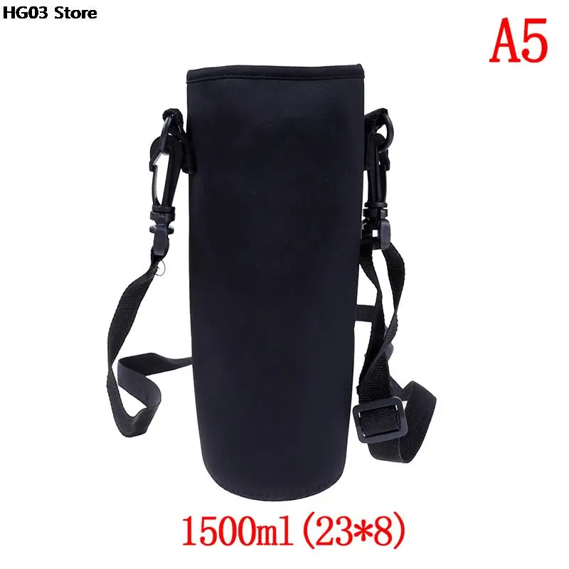 Neoprene Pouch Holder Sleeve Cover For 420-1500ML Sports Water Bottle Case
