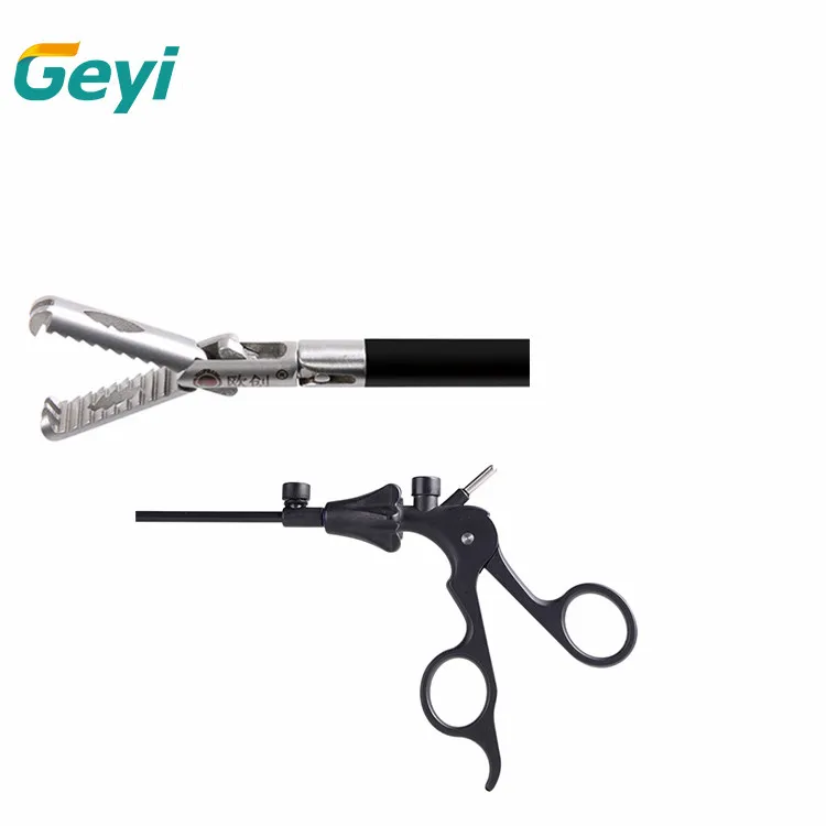 

Geyi Autoclavable laparoscopic instruments veternary surgery laparoscopic rat-teeth forceps endoscopic instruments for animal