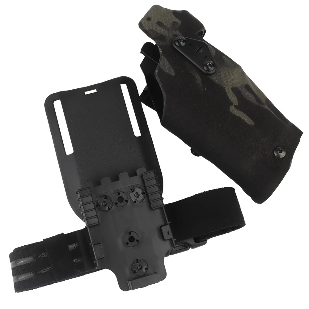 

Glock G17 With X300 X300U/6354DO Wrapped Holster - Tactical Black Polymer Design glock 17 holster glock holster