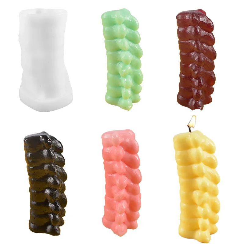 

Human Body Resin Mold DIY Halloween Silicone Candle Mold for Handmade Gypsum Resin Aromatherapy Candle Fudge Soap Making Mould