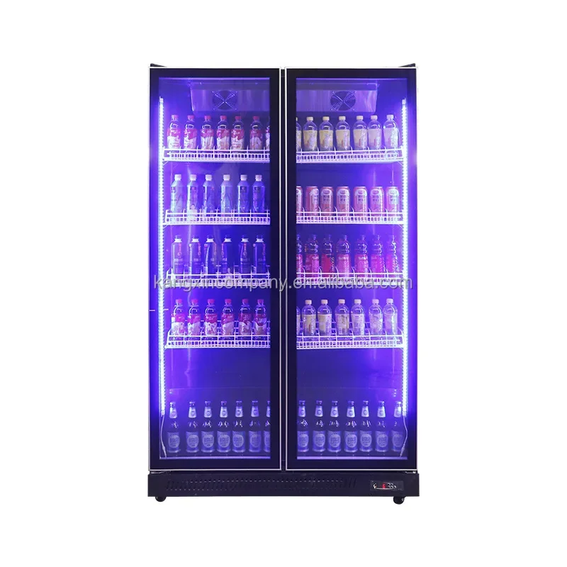Commercial countertop chiller refrigerator glass door wine beverage coolers