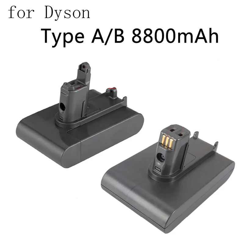

Литий-ионный аккумулятор Dyson, 22,2 в, 8800 мАч, подходит для TypeA или B, Вакуумный Аккумулятор для Dyson DC35, DC45, DC31, DC34, DC44, DC31, Animal DC35 Animal