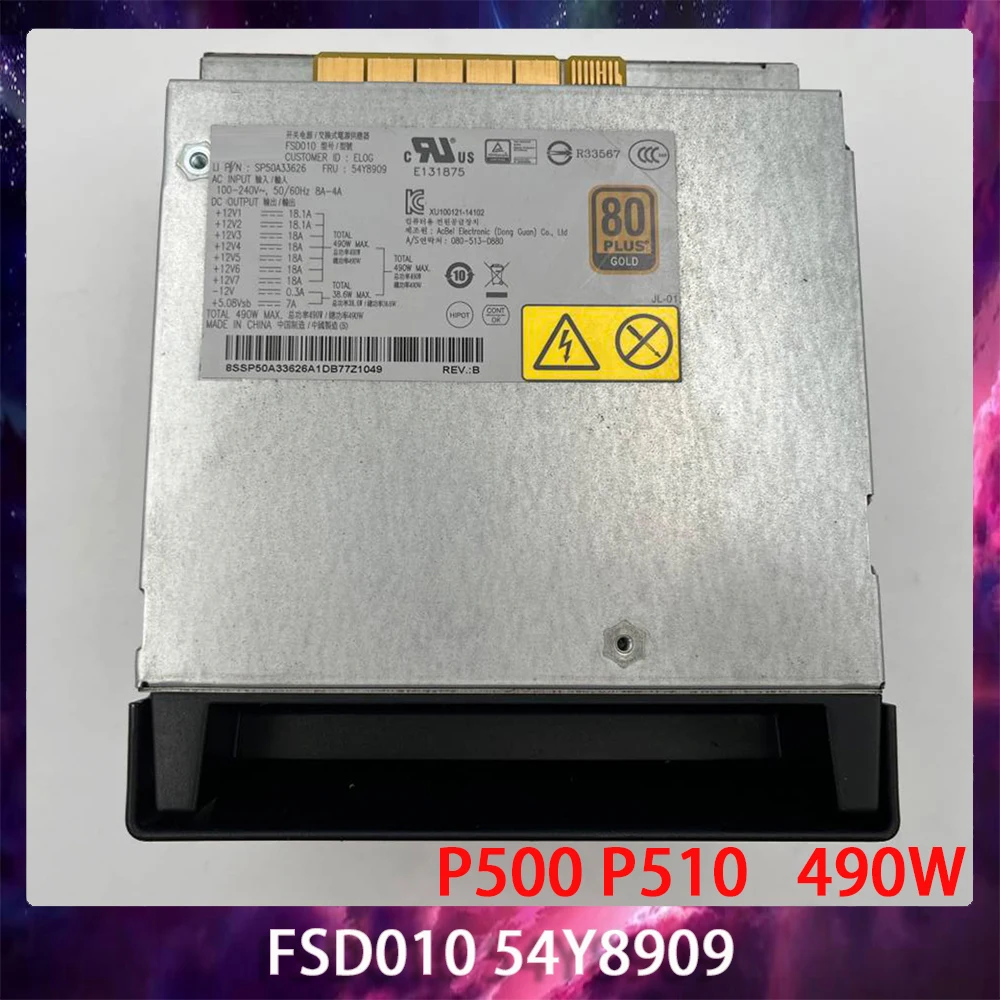 

For Lenovo Workstation Power Supply P500 P510 FSD010 490W 54Y8909