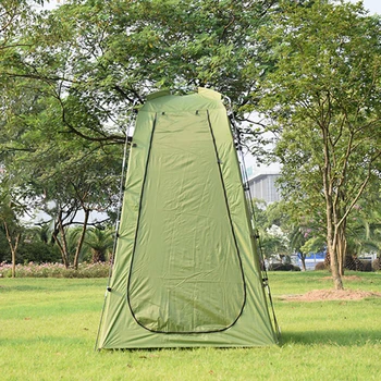 Outdoor Privacy Shower Tent Waterproof Changing Room Shelter for Camping Hiking Beach Toilet Shower Bathroom Camping Tent 4