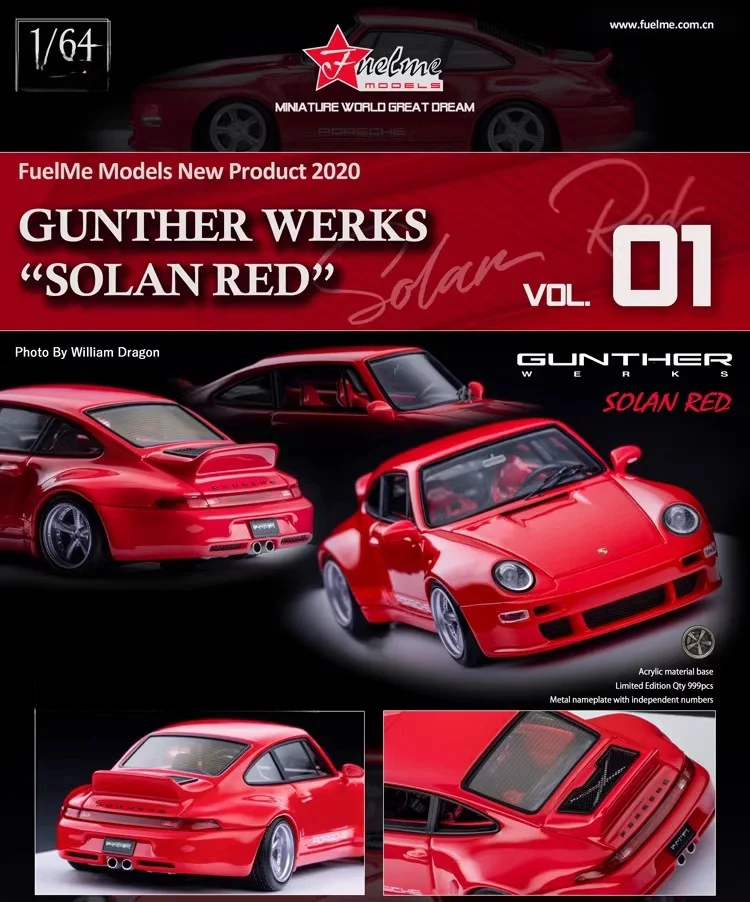 FuelMe 1:64 ポルシェ グンター ヴァークス 993 ガルフ モデル 400R