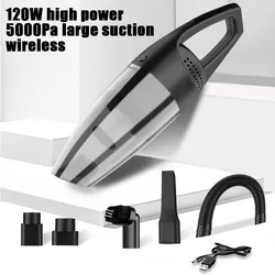 Mini Car Wireless Vacuum Cleaner 2200Mah Multifunctional Powerful Portable Handheld 120W High Power Car Cleaner