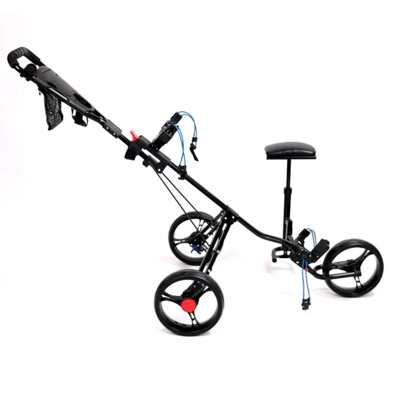 Foldable Pull-push Dual-purpose Vehicle Golf Supplies Accessories Golf Cart Trolley