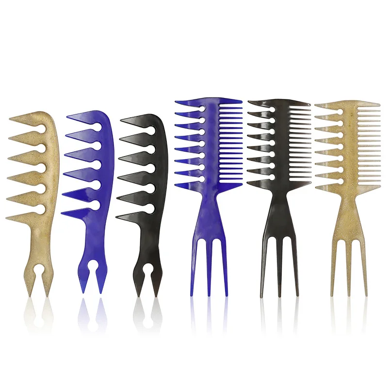 

Styling Oil Head Comb Retro Oil Head Wide Tooth Comb Men's Beard Comb Salon Barber Accessories Professional Hair Styling Tools