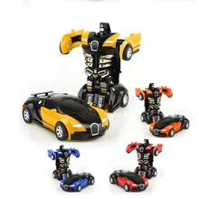  Boys Deformation Car Models Toys  Kids Automatic Transform Diecast Car Model Toys Free Shipping Car Children Toys Gifts Kid Toys 