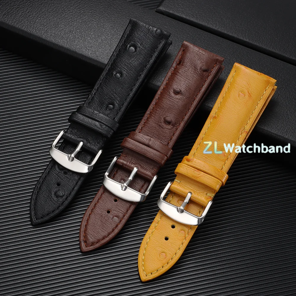 Premium Leather Watch Strap - Universal Fit 18mm to 22mm Wristband