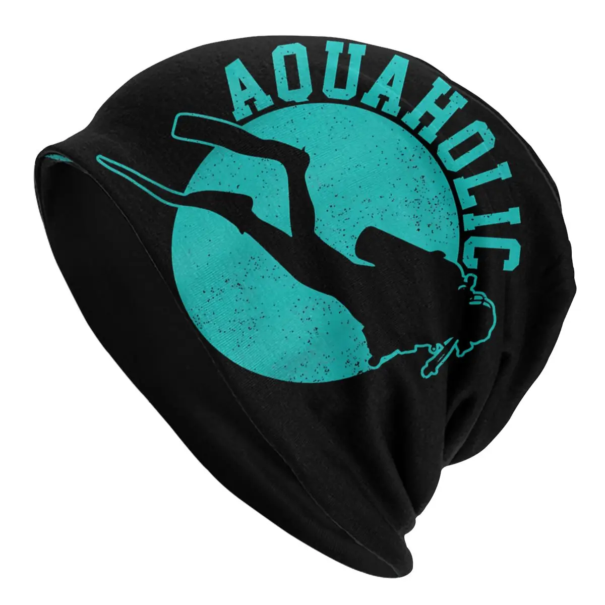 

Diving Dive Skullies Beanies Fashion Hats Scuba Diving Aquaholic Funny Scuba Diver Thin Bonnet Special Caps Men Women's Earmuffs