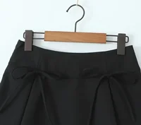 Balletcore Mini Skirt with Bow Low Rise Boxy Pleated Short Skirt Miniskirt Summer Y2K 90s Cute Outfit - Image 5