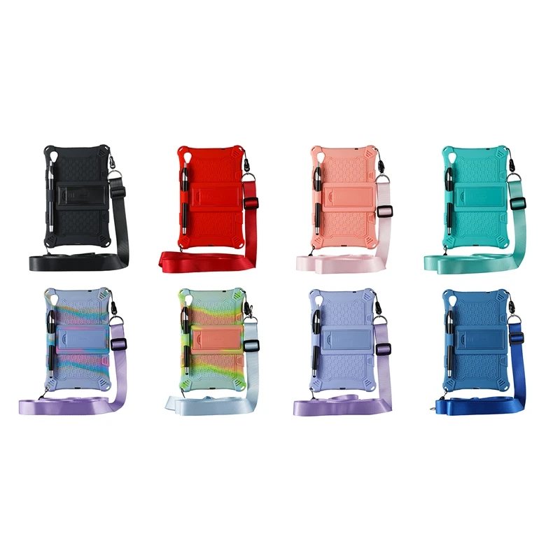 Custodia Per Lenovo Tab M8 Fhd Tb-8705F/N Tab M8 Hd Tb-8505X/F Custodia In Silicone Da 8 Pollici Per Lenovo M8 8705 Con Penna E Cinturino