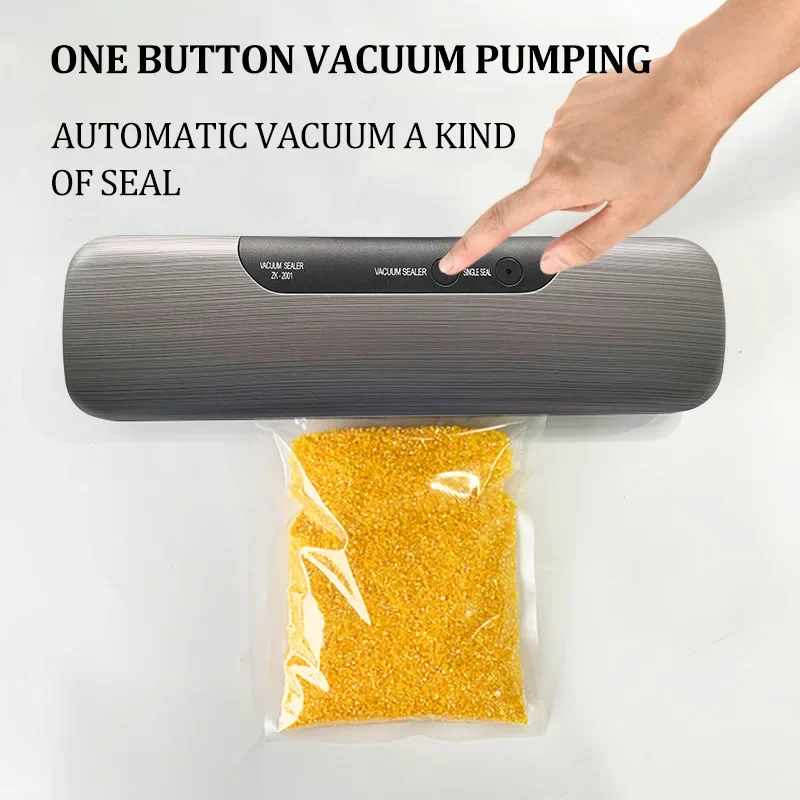 Kitchen Automatic Vacuum Sealer Machine | Electric Vacuum Food Sealer with 10pcs Storage Bags 4