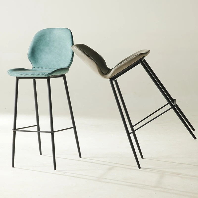 

Living Room Outdoor Bar Chairs Nordic Height Metal Counter Modern Bar Chairs Luxury Outdoor Design Sillas Altas Furniture SR50BC