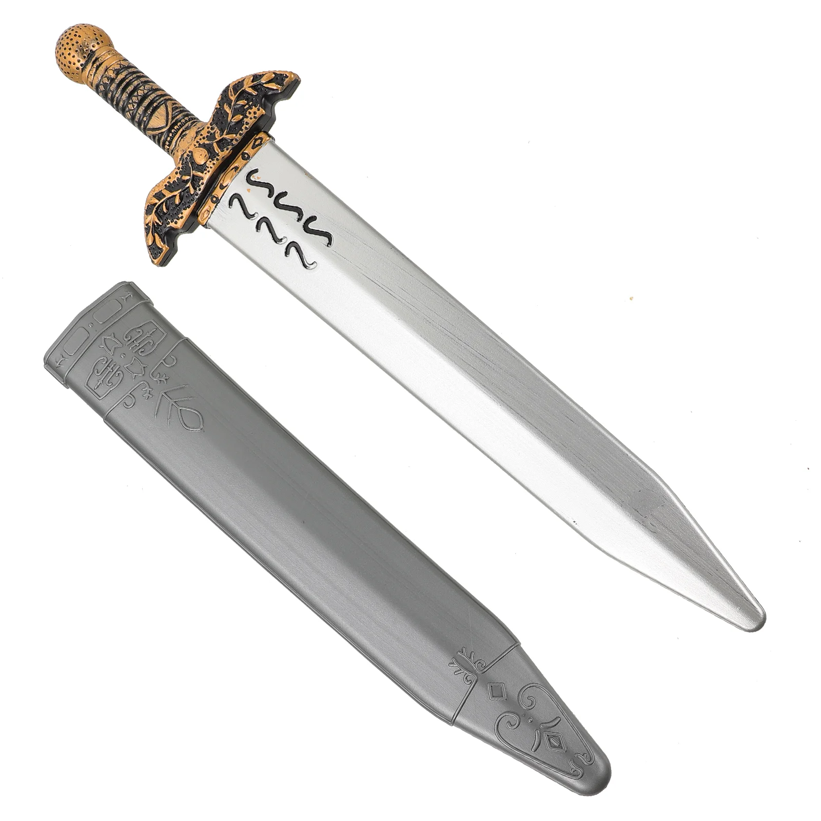 Plastic Safe Toy Sword Roman Sword Prop Equipment Halloween Costume Cosplay Supplies Decorative Fake