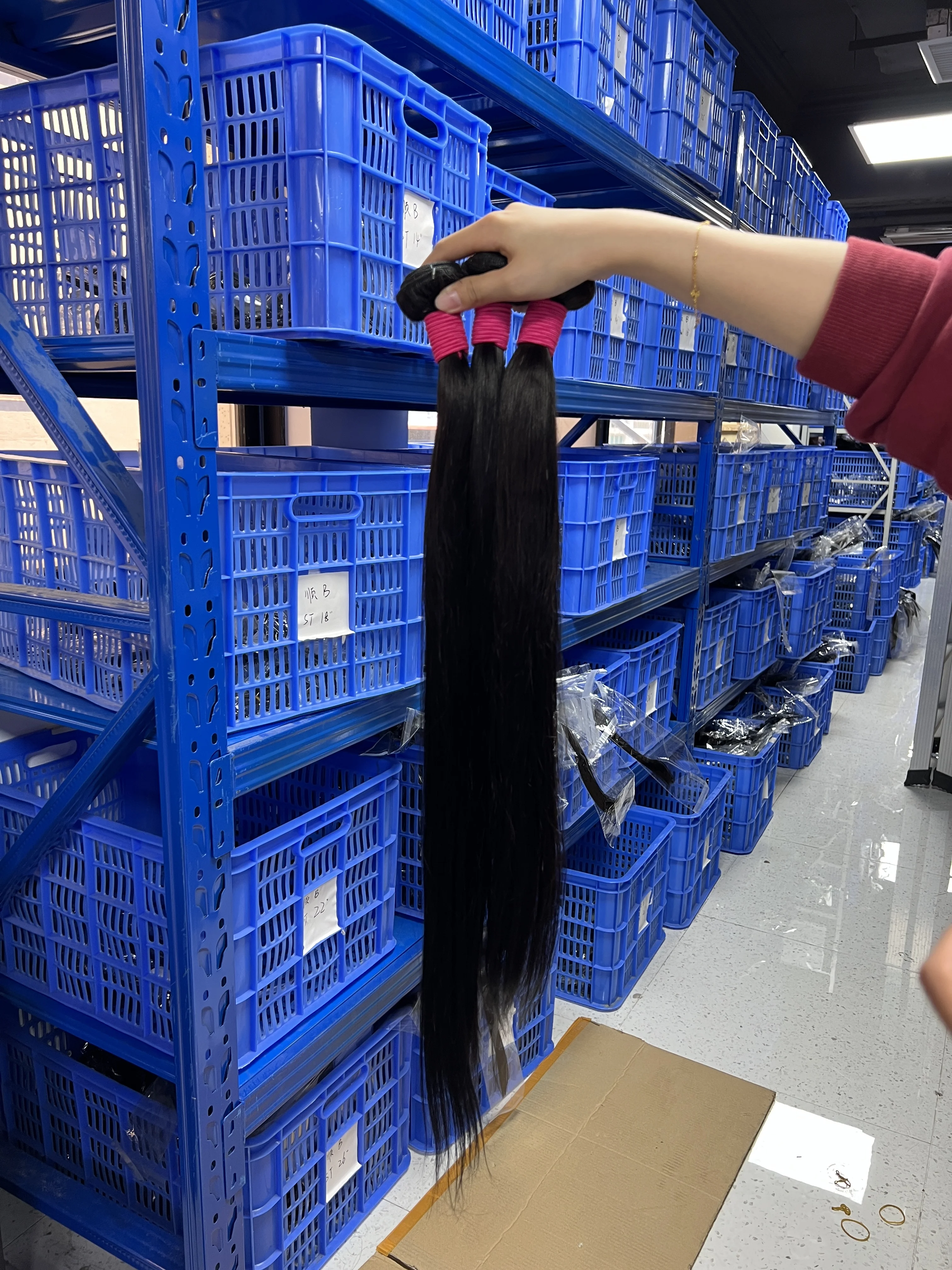 Peruvian Hair Bundles Bone Straight Human Hair Weave Bundles Remy Extension Natural Black 1/3/4 Pcs 14-30 Inches