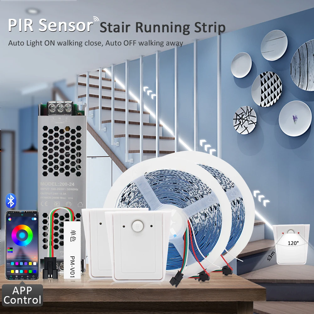 DC24VWS2811RunningWaterFlowingStripLights10M15MBluetooth