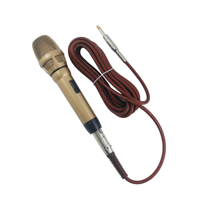 ABUO-Microfono da studio dinamico Microfono portatile anti-Howling cablato Microfono stereo professionale - Image 3