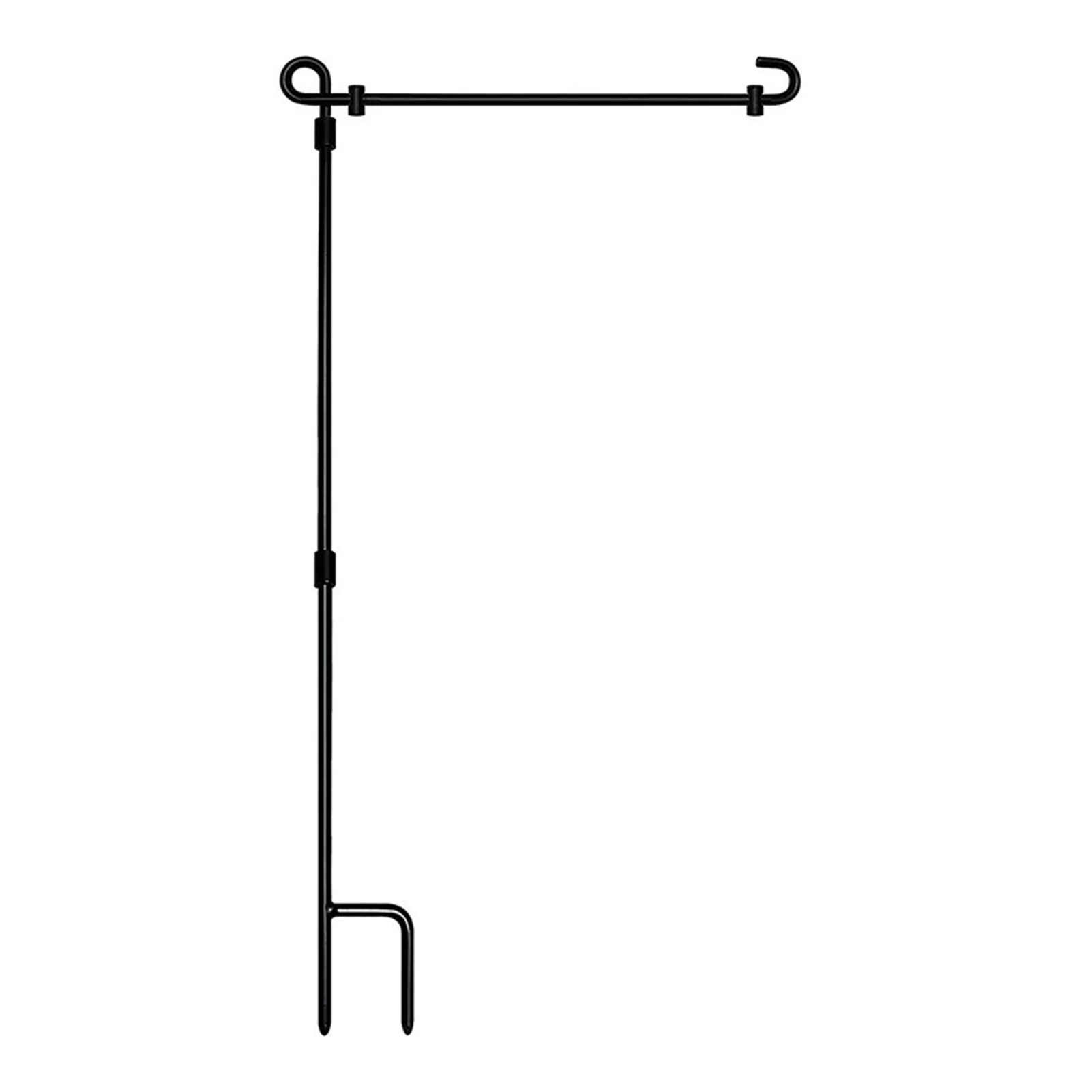 Garden Flag Stand Garden Flag Pole Holder Metal Flagpole Stable Flags Stand Black Banner Pole Stands