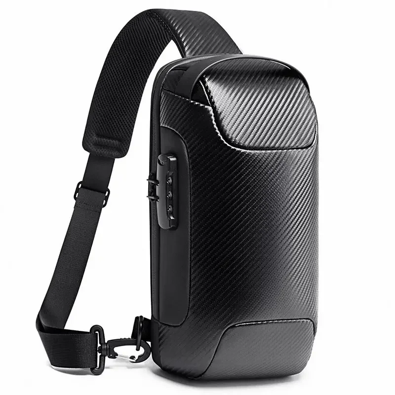 Chest Shoulder USB Pack Hot Waterproof For Travel Bag Crossbody Anti-thief Male Charging Bags Men New Bag Short Trip