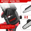 8 Inch Brushless Chain Saw Cordless Pruning Electric Saw Battery Saw Garden Woodworking Power Tool For Makita 18V Battery 5