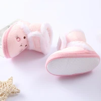 Babies Girls Winter Snow Shoes Infant Shoes Warm Boots Toddler Newborn First Walker Crib Shoes for 3-5-7-9 Months Babies 3