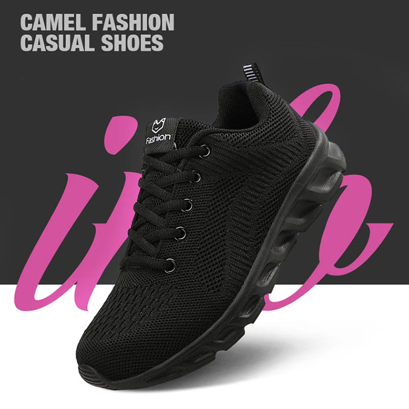 

Women New Lightweight Soft Sole Spring and Autumn Sneakers Outdoor Sports Casual Shoes Women's Mesh Comfort Running Shoes