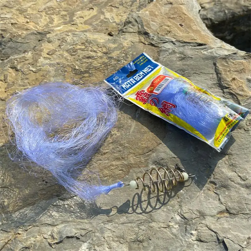 Fishing Quotamulti-size Luminous Fishing Net With Spring Sinker