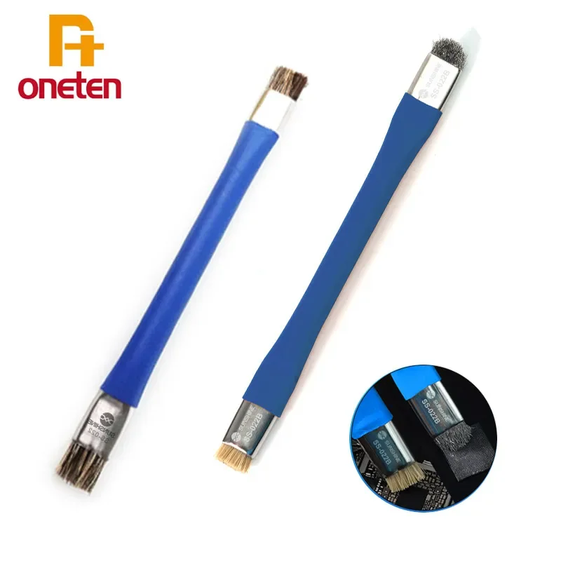 Sunshine Cleaning Brush SS-022 SS-022B SS-022D Metal Handle Mobile Phone Motherboard Repair Bristle Brush IC Disk Cleaning Tool