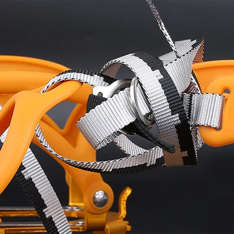 14 Teeth Ice Gripper Walking Crampons Ultralight Aluminum Alloy Mountaineering Crampons Equipment 2