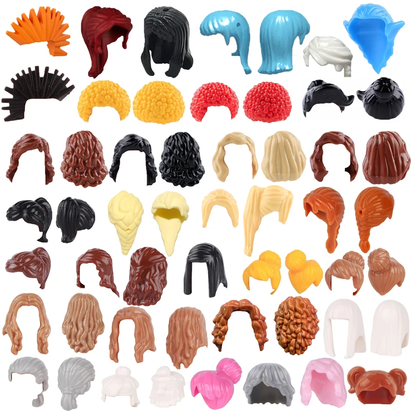 Curly Hair Accessories Building Blocks Set