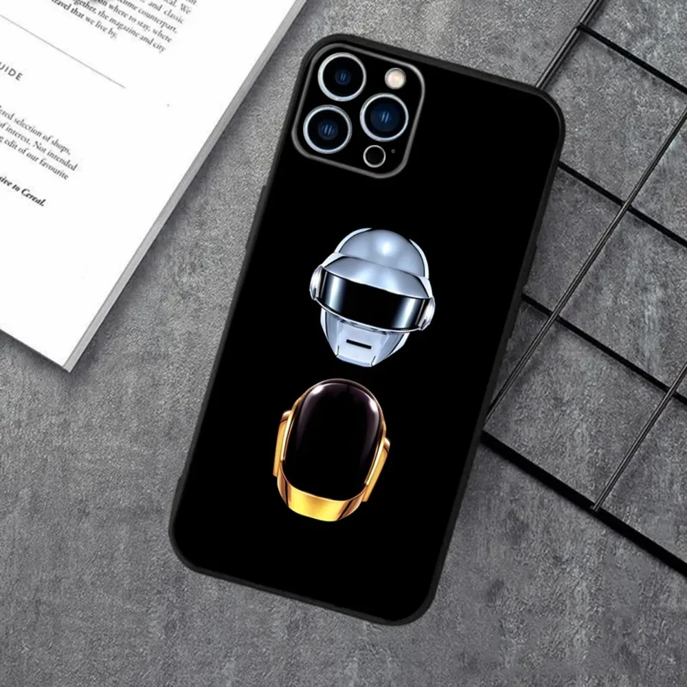 Daft Punk Band Silicone Black Phone Case