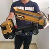 Huina 573 Large Dump Truck Alloy Huina La Earth Truck Remote Control Engineering Vehicle Charging Car Children Toy Birthday Gift 1