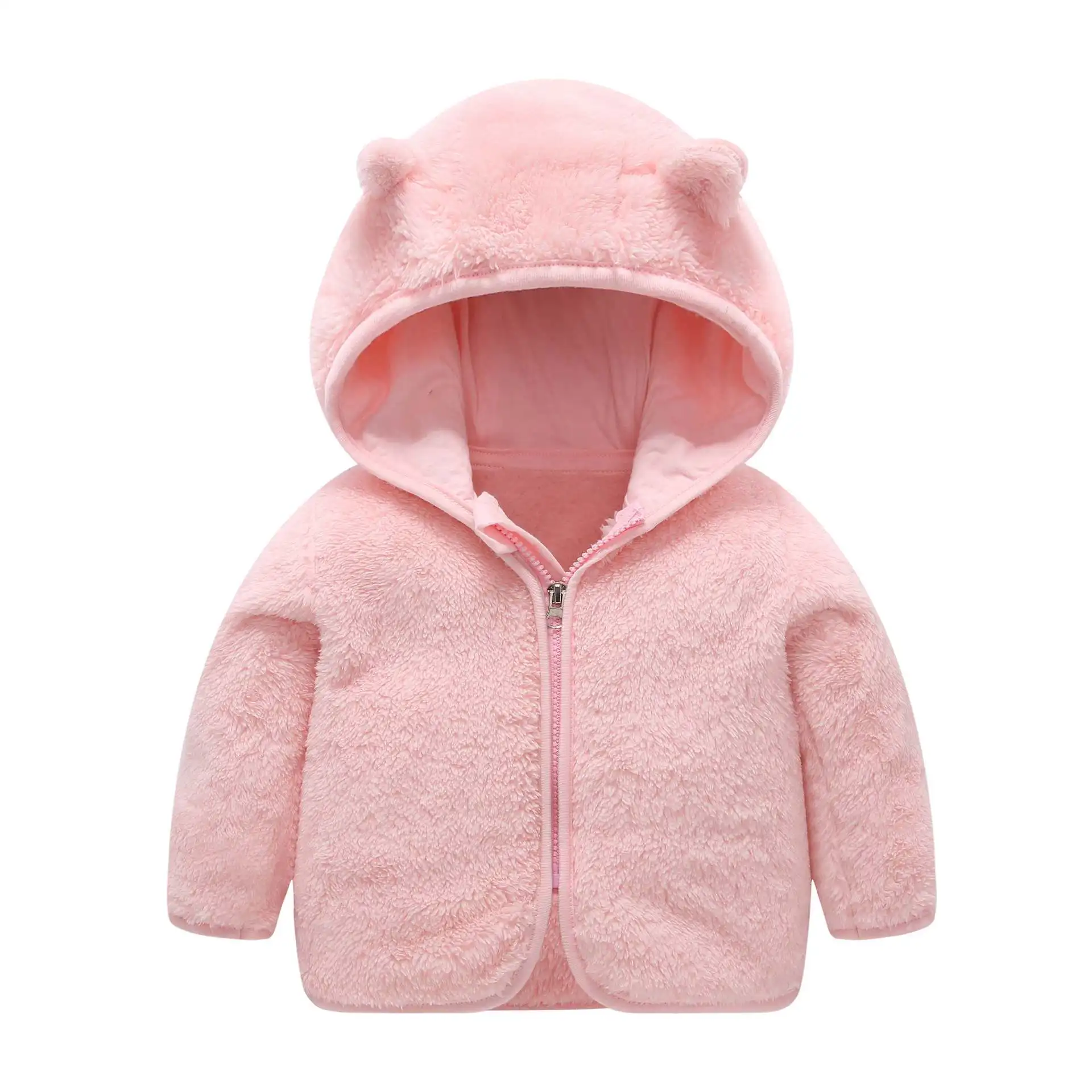 0-6Y Baby Girl Coat Clothes Thicken Velvet Hooded Loose Boy Jacket Children Clothing Warm Kid Coat Toddler Outerwear Infant A714