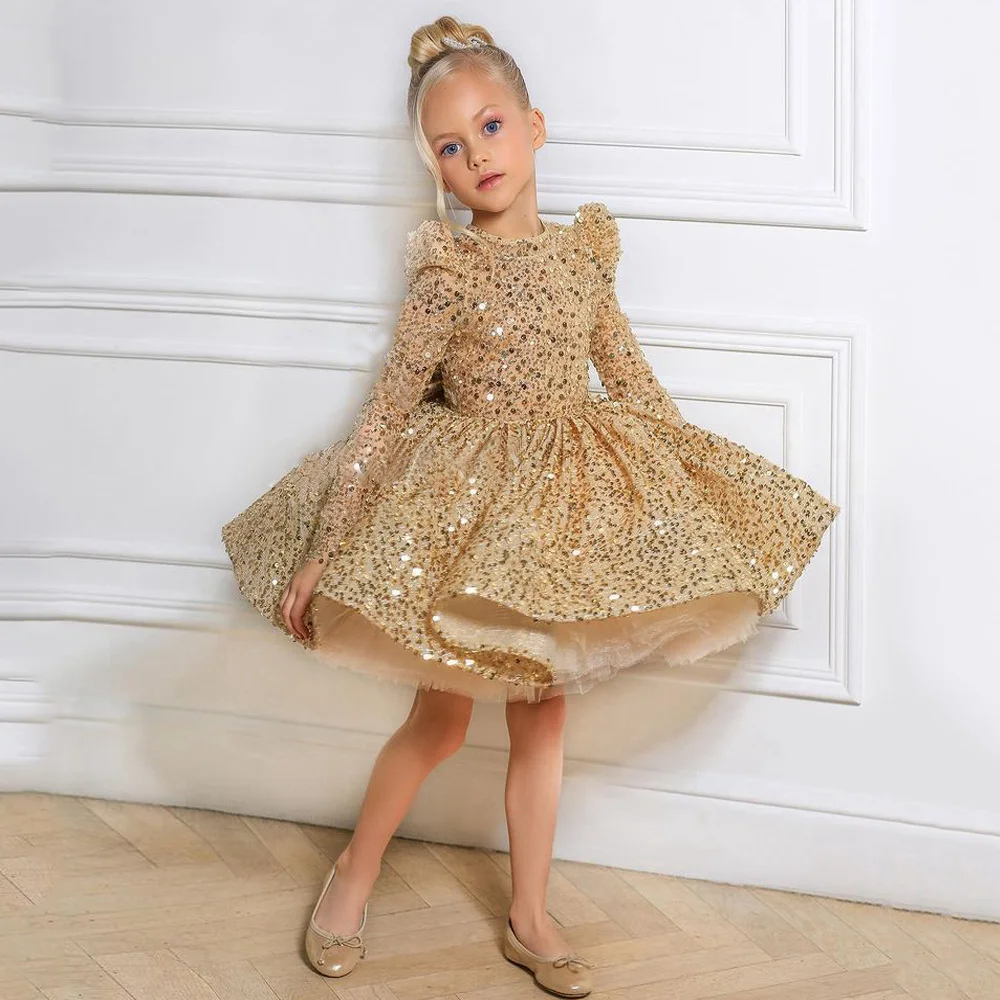 luxury-gold-paillettes-flower-girl-dress-maniche-lunghe-puffy-pageant-gown-big-bow-baby-girl-birthday-party-dresses