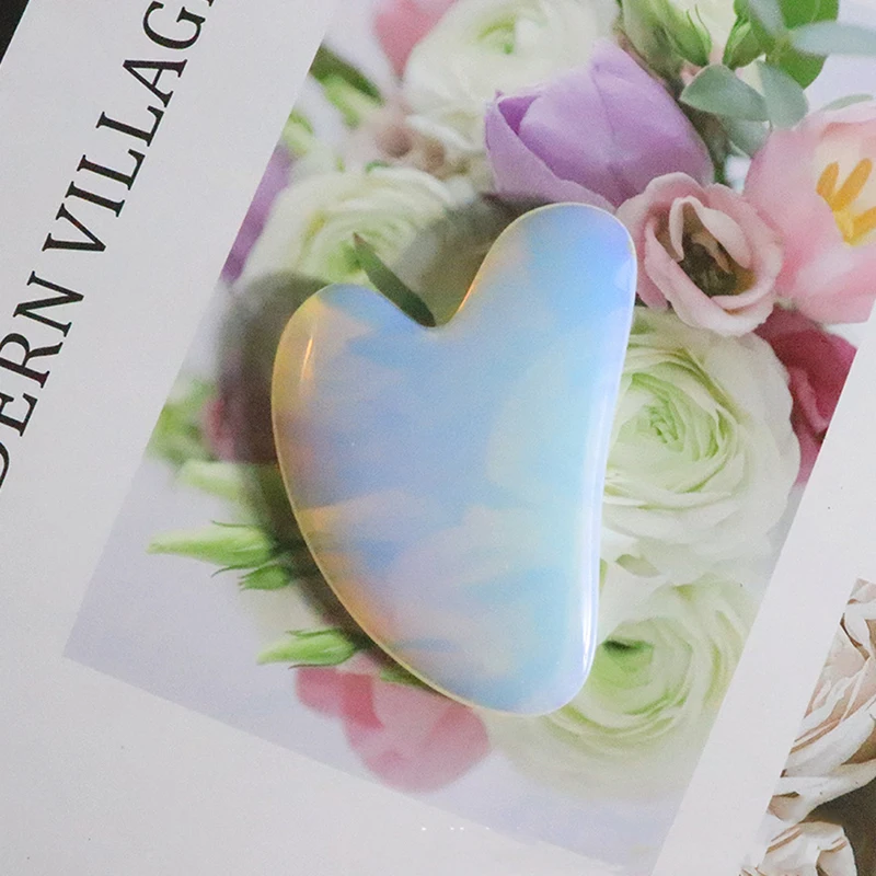 

Natural Opal Roller Guasha Scraper For Face Gua Sha Massage Tool Guasha Board