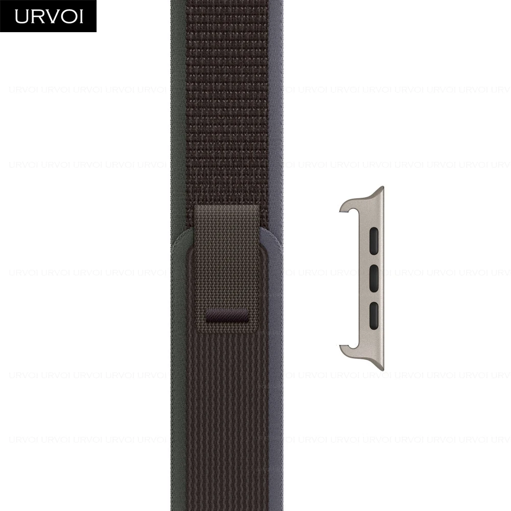 URVOI Nylon Weave Trail Loop Band with Pull Tab Closure