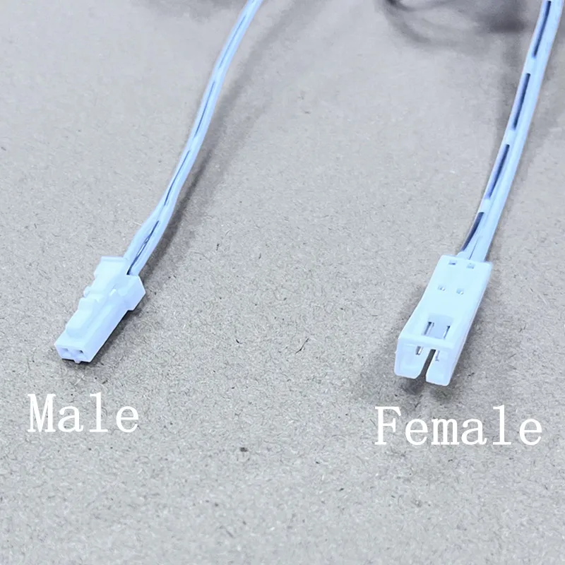 3 Meter Dupont Double Ended LED Extension Cable - Male & Female 2-Pin Connection