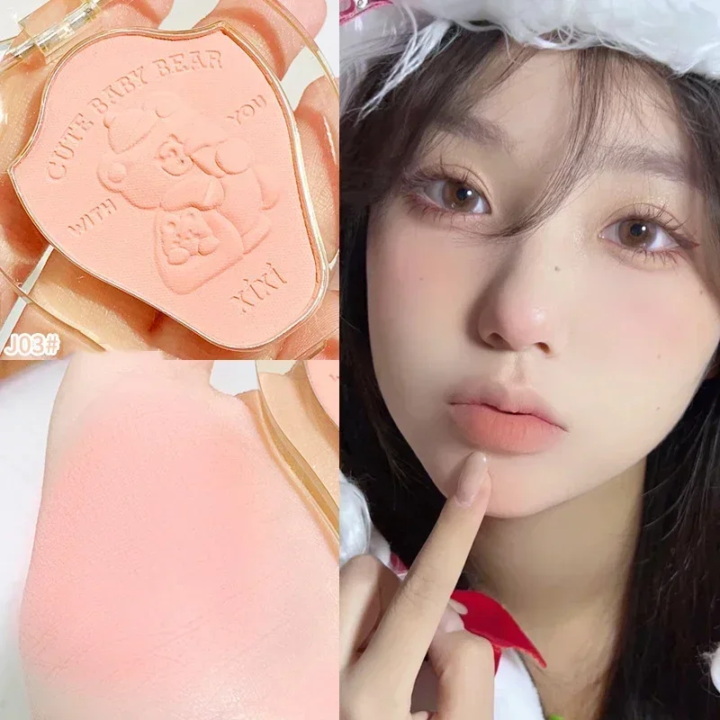 Girl Blush Peach Cream Makeup Rouge Palette Cheek Contour Blush Cosmetics Blusher Cream Korean Facial Makeup Rouge Cheek Tint powder blusher blush stick blush powder liquid blush blush plate facial blusher monochrome blush blush cream cream blusher